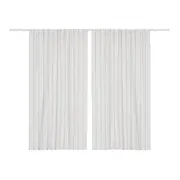 CORTINA 2 PEÇAS 1,30 M X 2,30 M AWNING STRIPES - NATURAL/BEGE - Foto 1