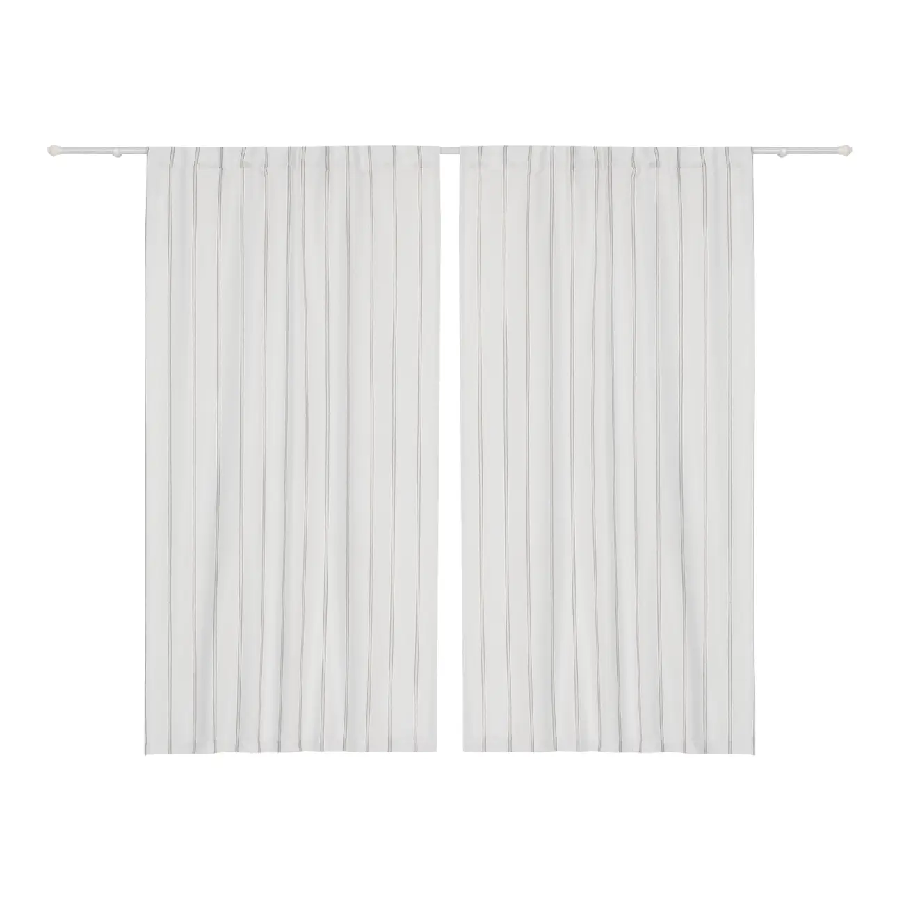 CORTINA 2 PEÇAS 1,30 M X 2,30 M AWNING STRIPES - NATURAL/BEGE - Foto 1