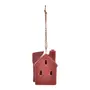 PINGENTE MINI CASA LED 7 CM HOHO HOME - VERMELHO HINDU - Foto 4