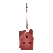 PINGENTE MINI CASA LED 7 CM HOHO HOME - VERMELHO HINDU - Foto 4