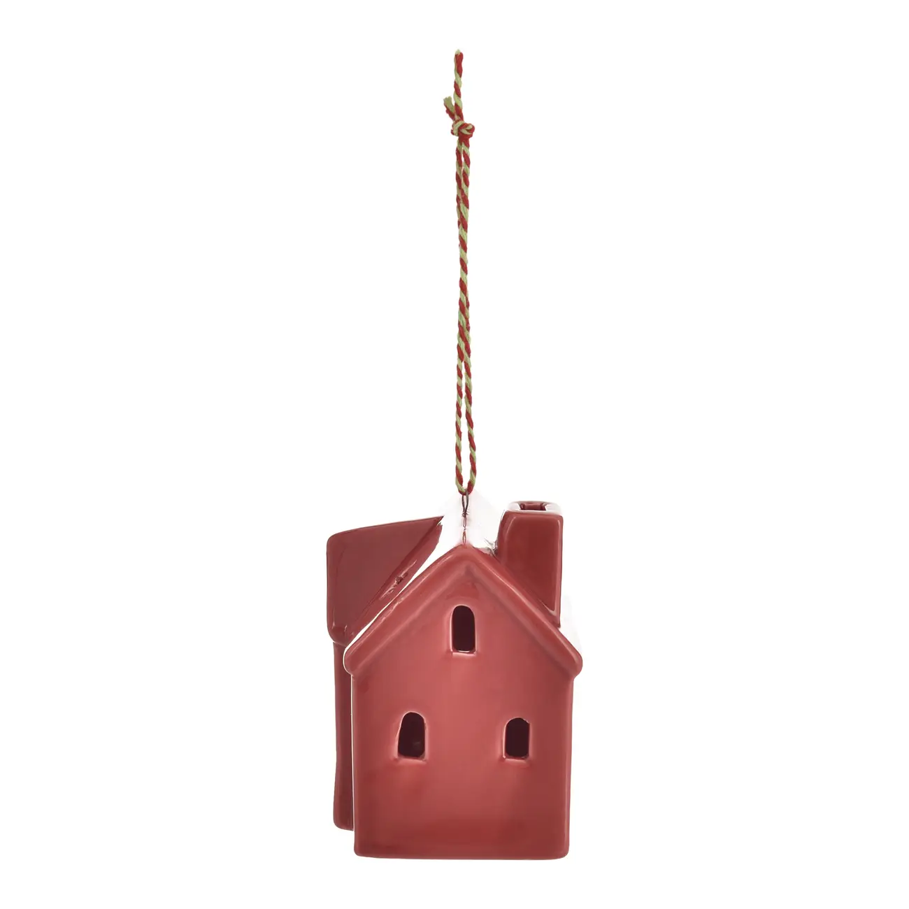 PINGENTE MINI CASA LED 7 CM HOHO HOME - VERMELHO HINDU - Foto 4