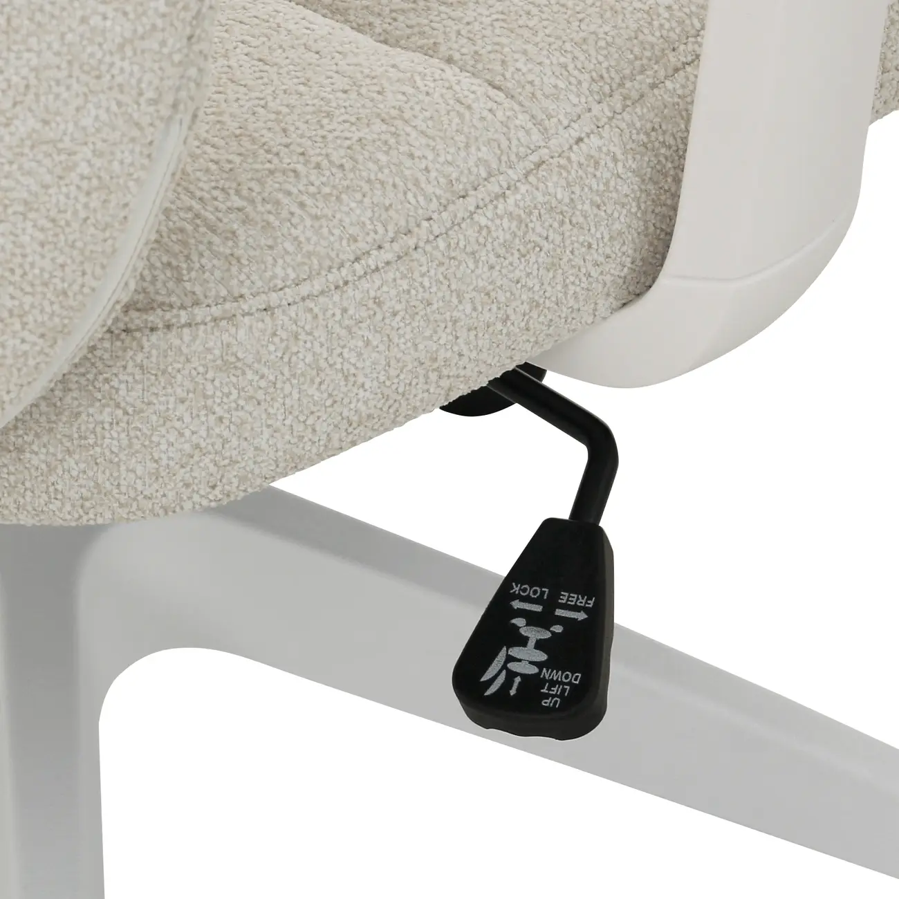 CADEIRA DE ESCRITÓRIO BOLSTER - BRANCO/OFF WHITE - Foto 9