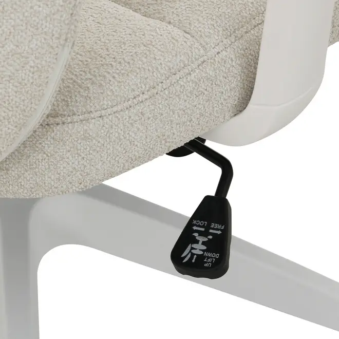 CADEIRA DE ESCRITÓRIO BOLSTER - BRANCO/OFF WHITE - Foto 9