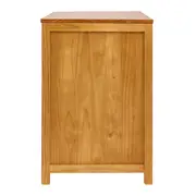 ESCRIVANINHA 1 PORTA COM PALHINHA 1,20 M X 52 CM PALHANDI - AMÊNDOA/NATURAL - Foto 5