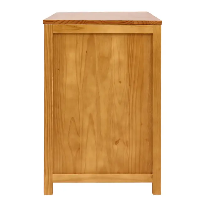 ESCRIVANINHA 1 PORTA COM PALHINHA 1,20 M X 52 CM PALHANDI - AMÊNDOA/NATURAL - Foto 5