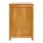 ESCRIVANINHA 1 PORTA COM PALHINHA 1,20 M X 52 CM PALHANDI - AMÊNDOA/NATURAL - Foto 5