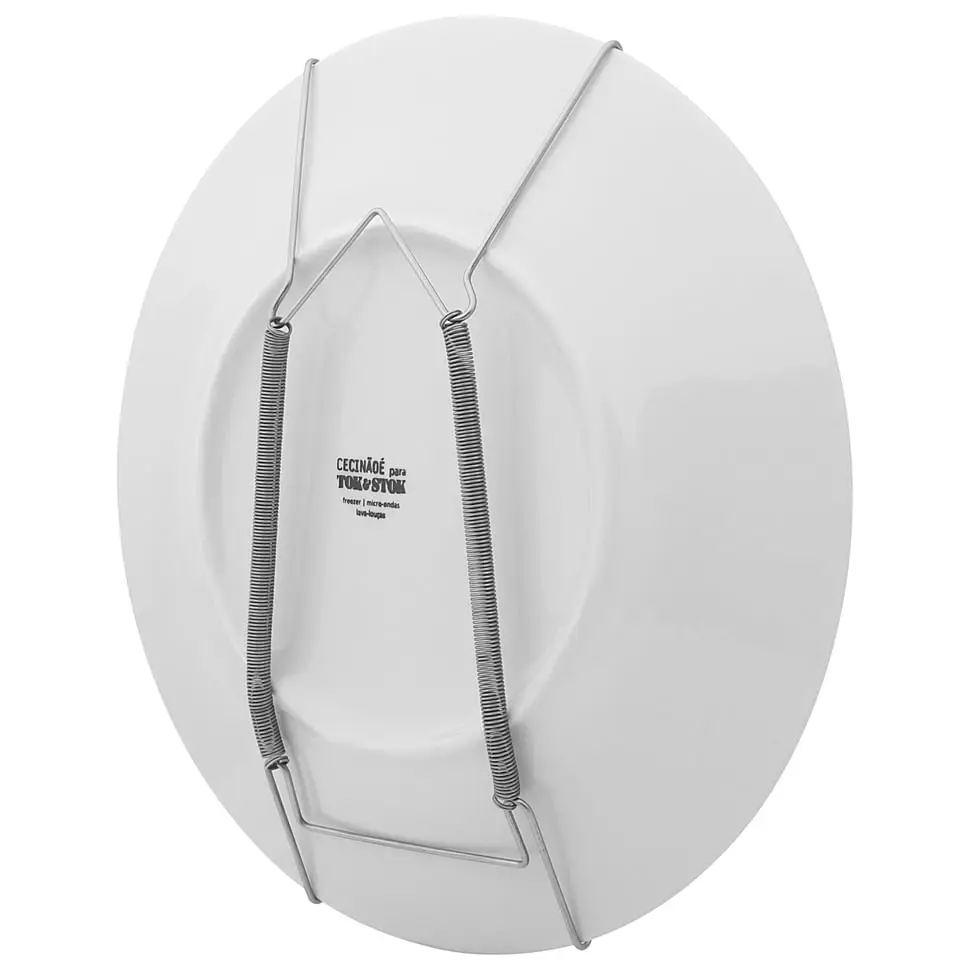 SUPORTE DE PRATO PARA PAREDE GRANDE WALLPLATE - INOX - Foto 3