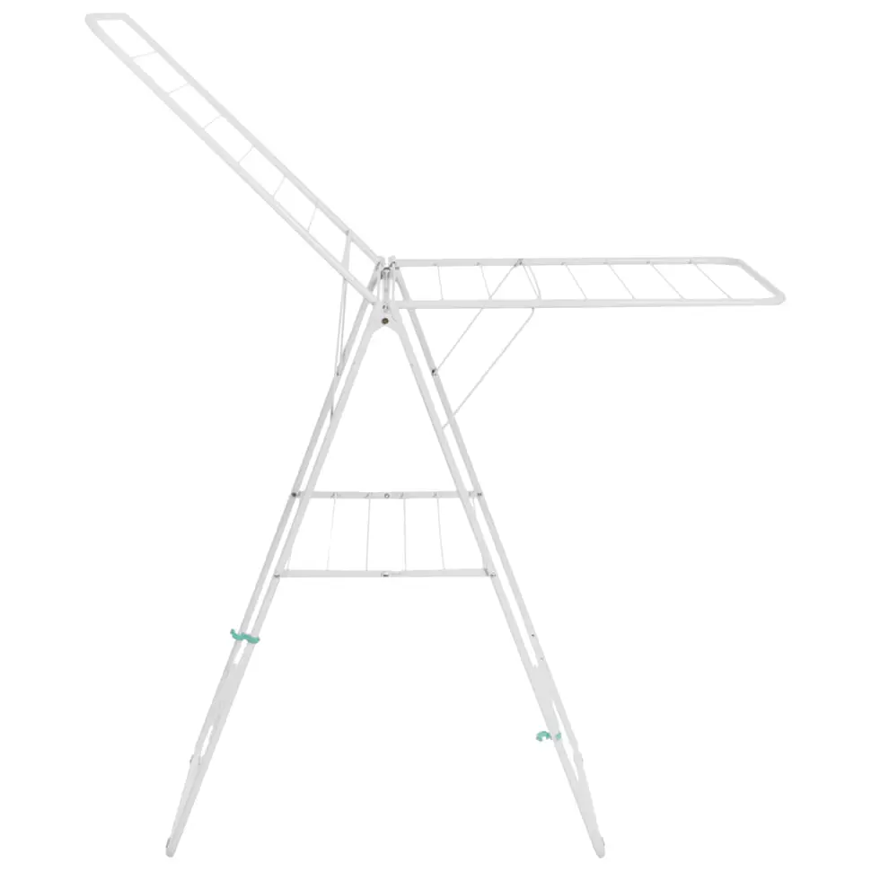 VARAL DE CHÃO DOBRÁVEL 1,41 M X 60 CM WIPE - BRANCO/MENTA - Foto 3