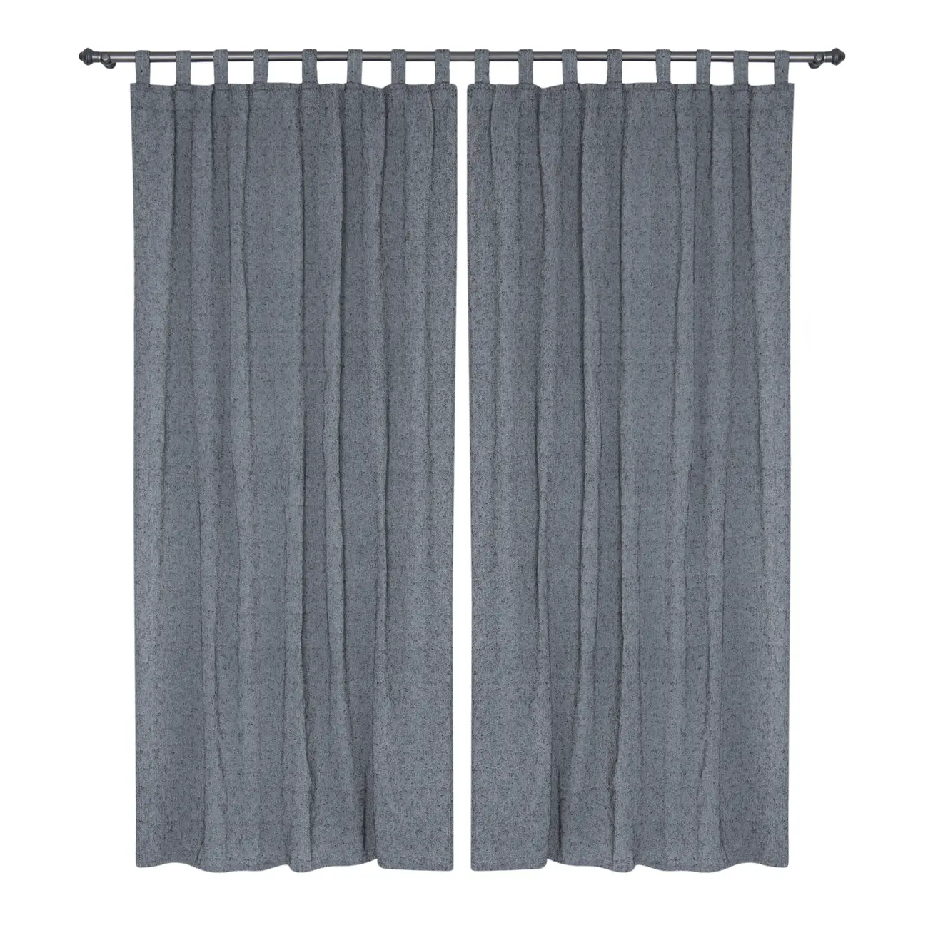CORTINA 2 PEÇAS 1,35 M X 2,30 M BANTU - MESCLADO KONKRET - Foto 1