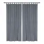 CORTINA 2 PEÇAS 1,35 M X 2,30 M BANTU - MESCLADO KONKRET - Foto 1