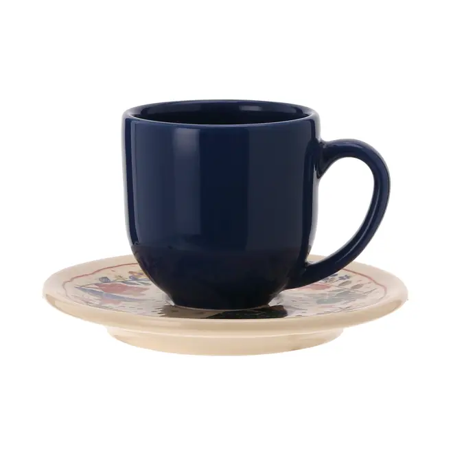 XÍCARA CAFÉ 70 ML BEM QUE TE VI - MULTICOR/AZUL - Foto 2