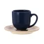 XÍCARA CAFÉ 70 ML BEM QUE TE VI - MULTICOR/AZUL - Foto 2
