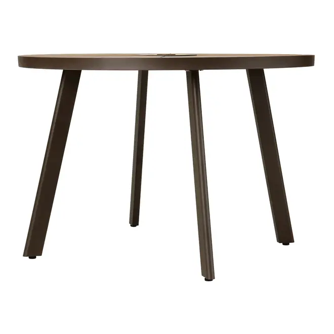 MESA PARA ÁREA EXTERNA REDONDA 1,10 M SUMMERLAND - CAFÉ/NOZES - Foto 3