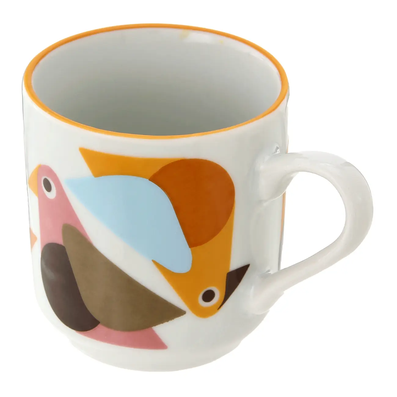 CANECA 220 ML VOA PASSARIM - BRANCO/MULTICOR - Foto 3