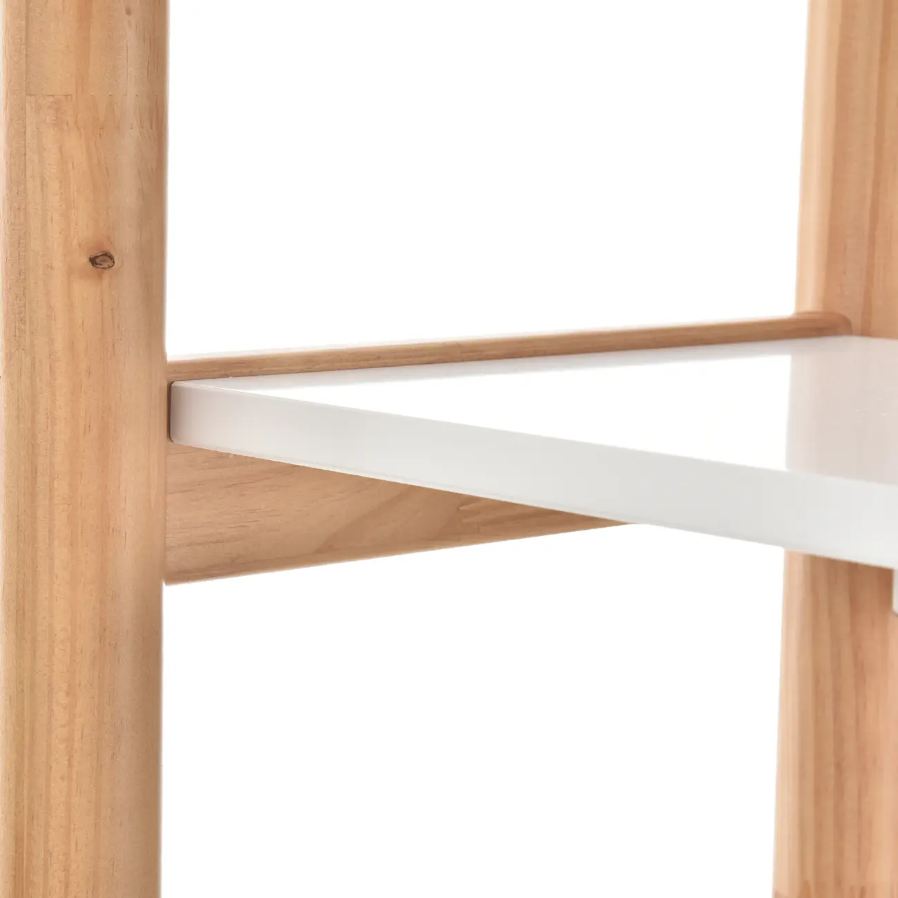 ESTANTE 85 CM X 2,18 M CAULE - AMÊNDOA/BRANCO - Foto 5