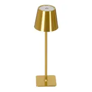 LUMINÁRIA DE MESA LED RECARREGÁVEL KROM - OURO - Foto 3