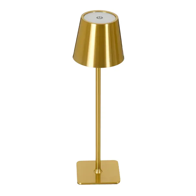 LUMINÁRIA DE MESA LED RECARREGÁVEL KROM - OURO - Foto 3