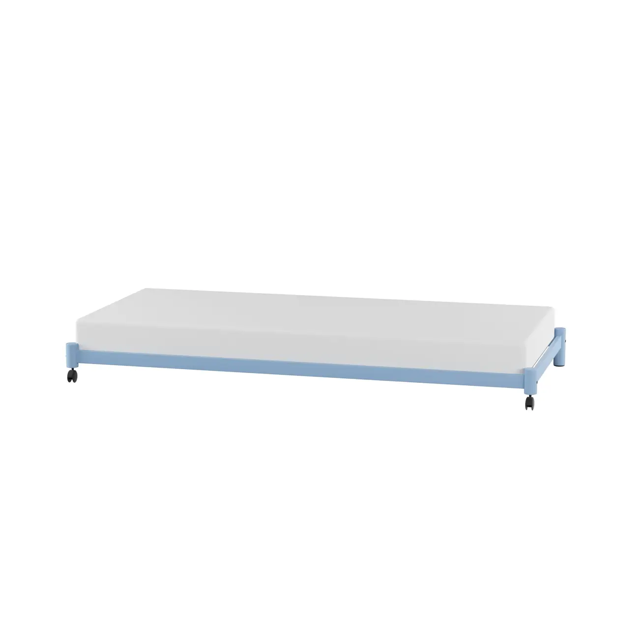 CAMA DE SOLTEIRO INFERIOR 78 CM FLAT - AZUL CLARO - Foto 5