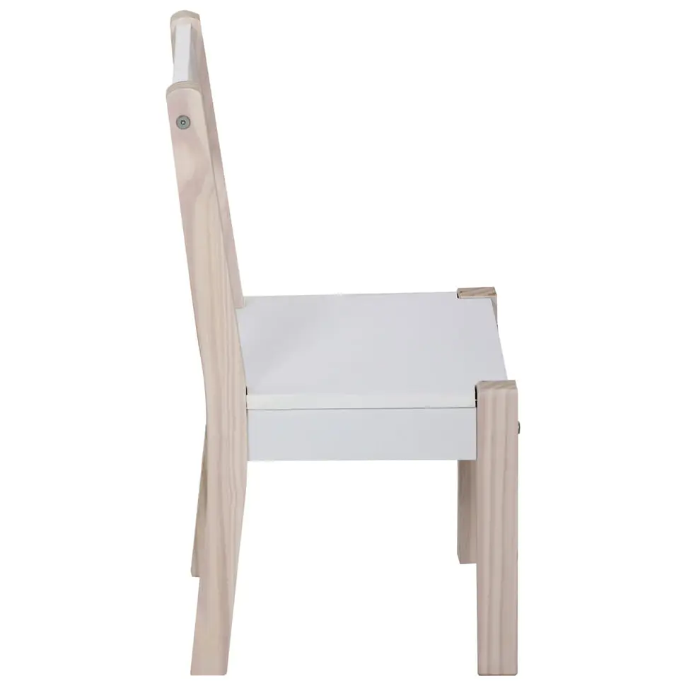 CADEIRA INFANTIL PIN PLAY - NATURAL WASHED/BRANCO - Foto 3