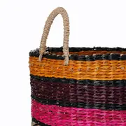 CESTO 45 CM X 35 CM X 35 CM BOLGATANGA - RELVA/MULTICOR - Foto 7
