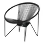 PRETO/PRETO - POLTRONA ESPAGUETE STRING