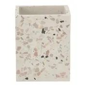 ORGANIZADOR DE BANCADA 8 CM X 8 CM TERRAZZO - BRANCO/KONKRET - Foto 1