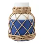 VASO 17 CM GERIBÁ FIBER - AZUL/ FIBRA CLARA - Foto 1