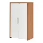CONJUNTO ARMÁRIO 3 PORTAS C/ESTANTE BOSS - OAK TAMMI/BRANCO - Foto 5