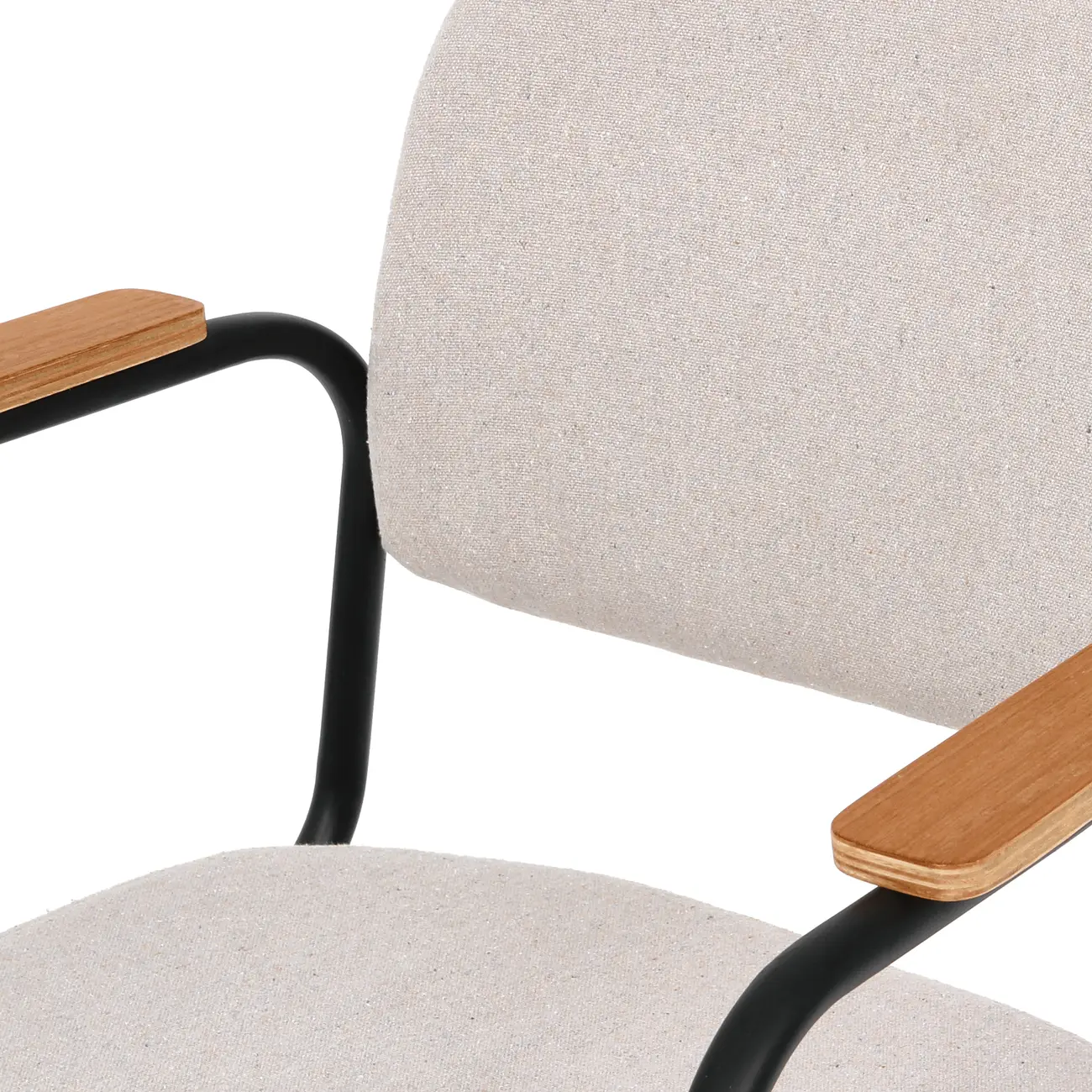 CADEIRA HOME OFFICE CARTE ELBOW - PRETO/CAMELO - Foto 8
