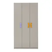 LIVE GUARDA-ROUPA 3P. C/PUXADOR RIPPLES - CORES CALEIDOCOLOR/FLANDRES - Foto 1