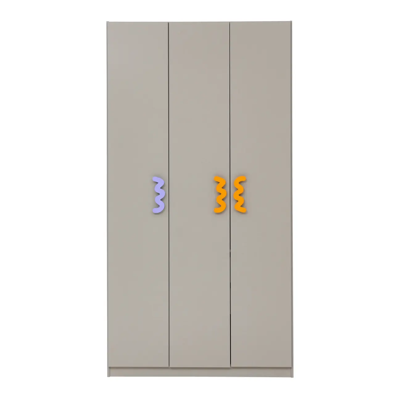 LIVE GUARDA-ROUPA 3P. C/PUXADOR RIPPLES - CORES CALEIDOCOLOR/FLANDRES - Foto 1