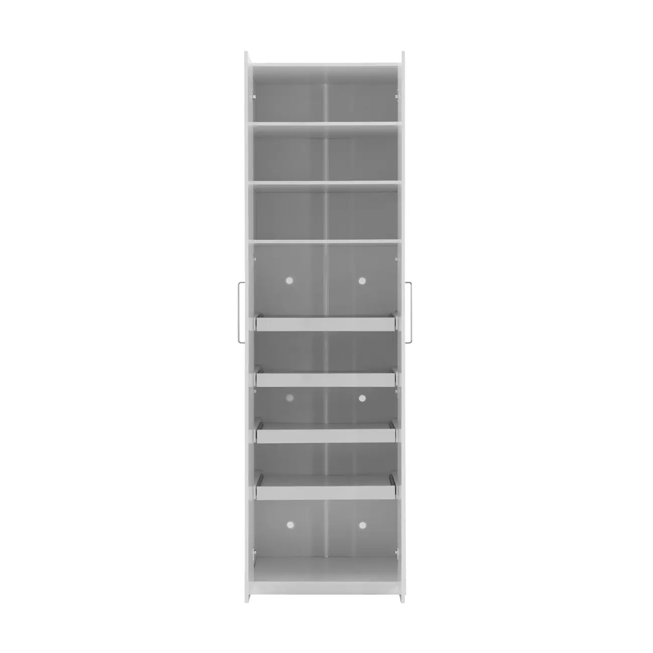 MAXIMUS GUARDA-ROUPA/SAPATEIRA 2 PORTAS 35 - BRANCO - Foto 6
