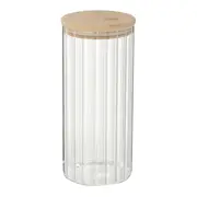 POTE 1,5 L STRICES - INCOLOR/BAMBU - Foto 1