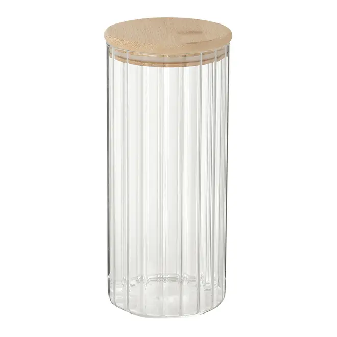 POTE 1,5 L STRICES - INCOLOR/BAMBU - Foto 1