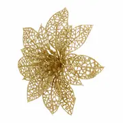 PRENDEDOR FLOR 14 CM FINE FESTIVITY C/2 - OURO - Foto 5