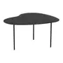 MESA LATERAL 70 CM X 65 CM PINGO - PRETO - Foto 1