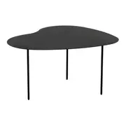 MESA LATERAL 70 CM X 65 CM PINGO - PRETO - Foto 1