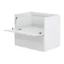 ARMÁRIO DE COZINHA INFERIOR 80 CM 1 GAVETA/1 PORTA BASCULANTE PRÁTICA - BRANCO - Foto 4