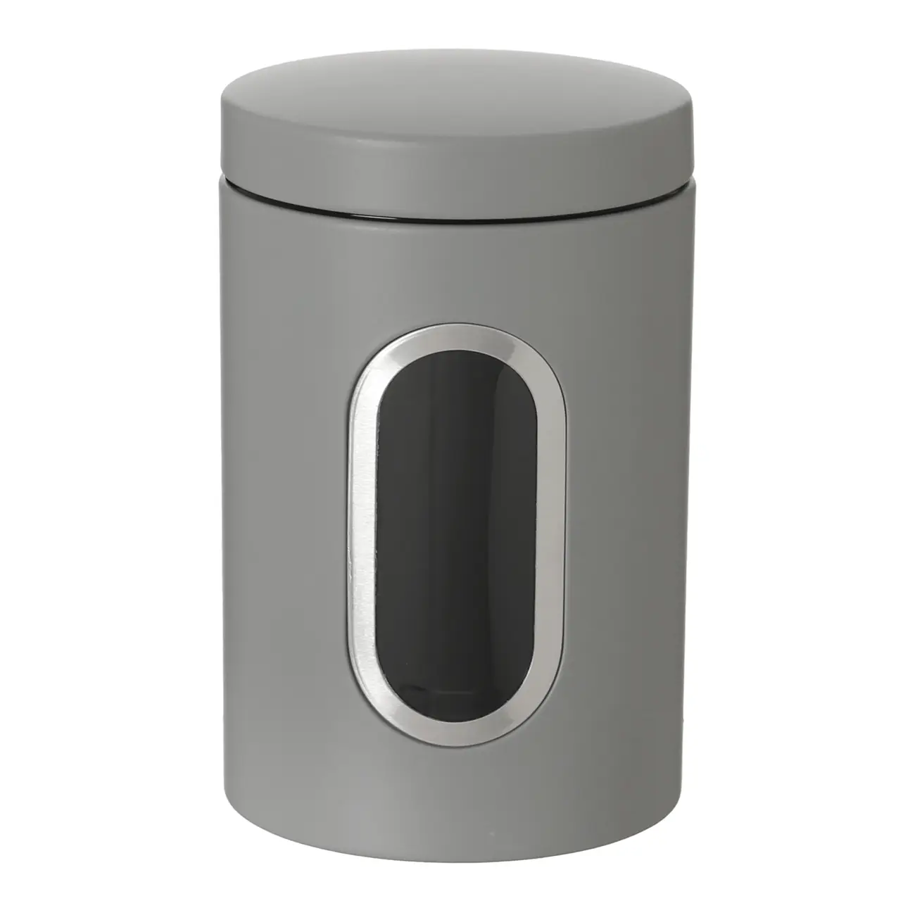 POTE HERMÉTICO 1,2 L CAPSULE - CINZA/INCOLOR - Foto 1