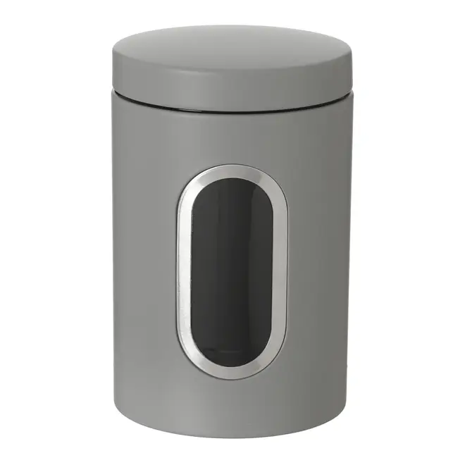 POTE HERMÉTICO 1,2 L CAPSULE - CINZA/INCOLOR - Foto 1