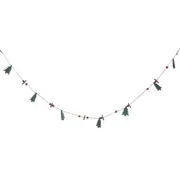 PINGENTE DECORATIVO 1,20 M HOHO HOME - VERMELHO HINDU/ENGLISH GREEN - Foto 1