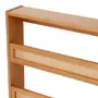 ESTANTE DE PAREDE COM PALHINHA 80 CM X 88 CM PALHANDI - AMÊNDOA/NATURAL - Foto 5