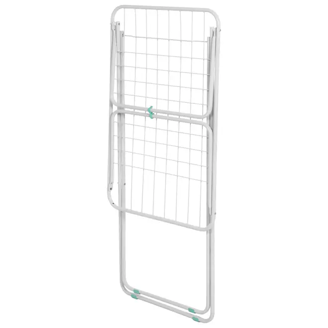 VARAL DE CHÃO DOBRÁVEL 1,42 M X 57 CM WIPE - BRANCO/MENTA - Foto 4