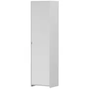 SAPATEIRA/ARMÁRIO PAREDE 1 PORTA V-ESCONDE - BRANCO/PRATA - Foto 2