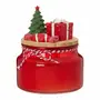 ÁRVORE VELA POTE 12 CM SANTA ROCKS - TERRACOTA/MUSGO - Foto 2