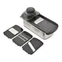 FATIADOR/RALADOR MULTIUSO COM MANDOLIN GAUT CHEF - INOX/PRETO - Foto 7