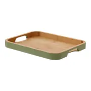 BANDEJA 30 CM X 23 CM BAMBUMIX - SÁLVIA/BAMBU - Foto 3