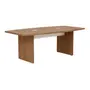 MESA REUNIÃO 2,10 M X 1,10 M COM CAIXA PARA CONECTIVIDADE BOSS - OAK TAMMI/BRANCO - Foto 4