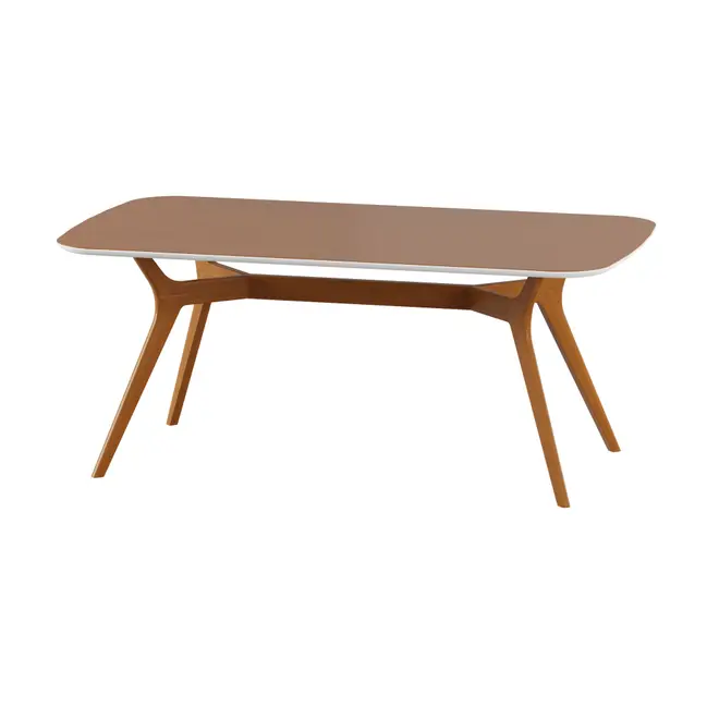 MESA DE JANTAR 1,80 M X 1 M ORGANIC - FREIJÓ/BRANCO - Foto 13
