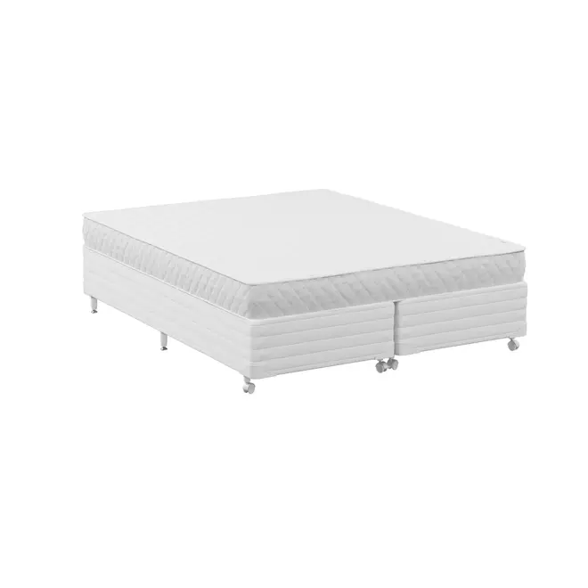 CAMA BOX QUEEN 158 MAX DOSS - BRANCO/BRANCO - Foto 5